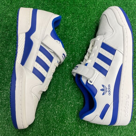 Adidas Forum Low Mens Casual Shoes White Blue FY7756 NEW* Sz 11 main image 5